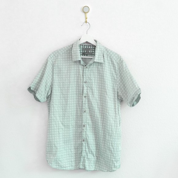 Ted Baker London Slim Fit Short Sleeve Button-Up - Picture 1 of 6